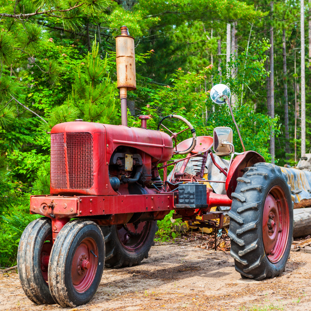 old tractor